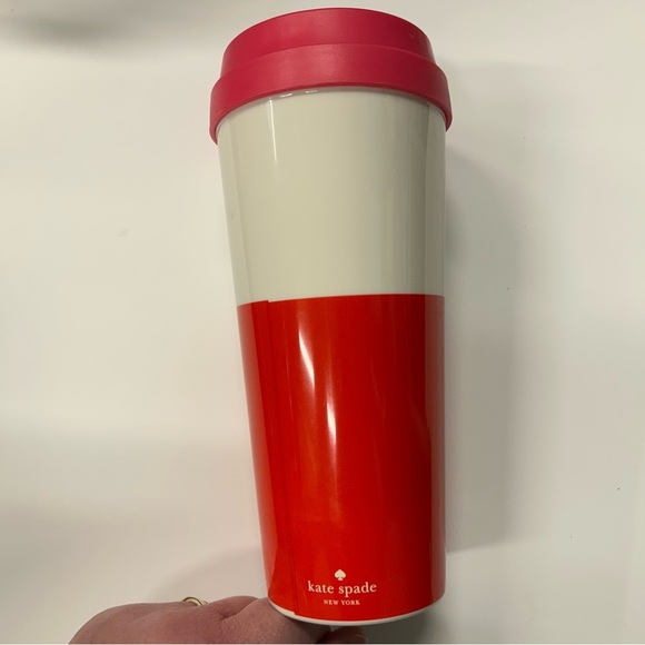 Kate Spade Cold Hands Warm‎ Heart Thermal Mug EUC - Picture 4 of 7